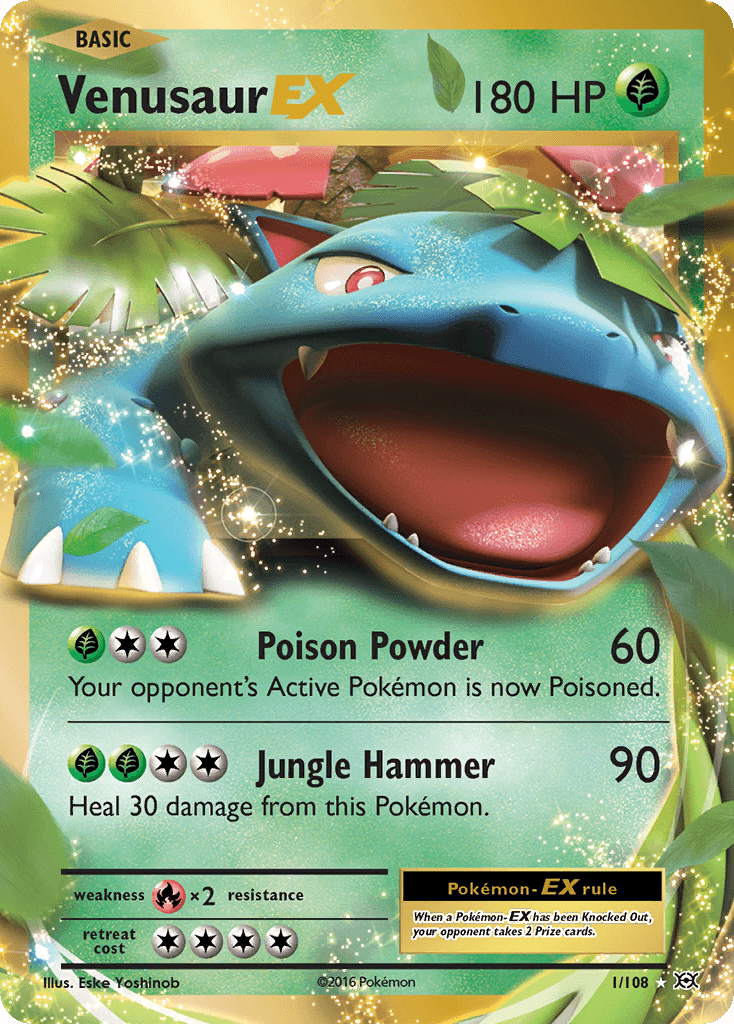 Venusaur-EX XY12-1