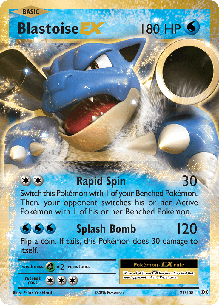 Blastoise-EX XY12-21