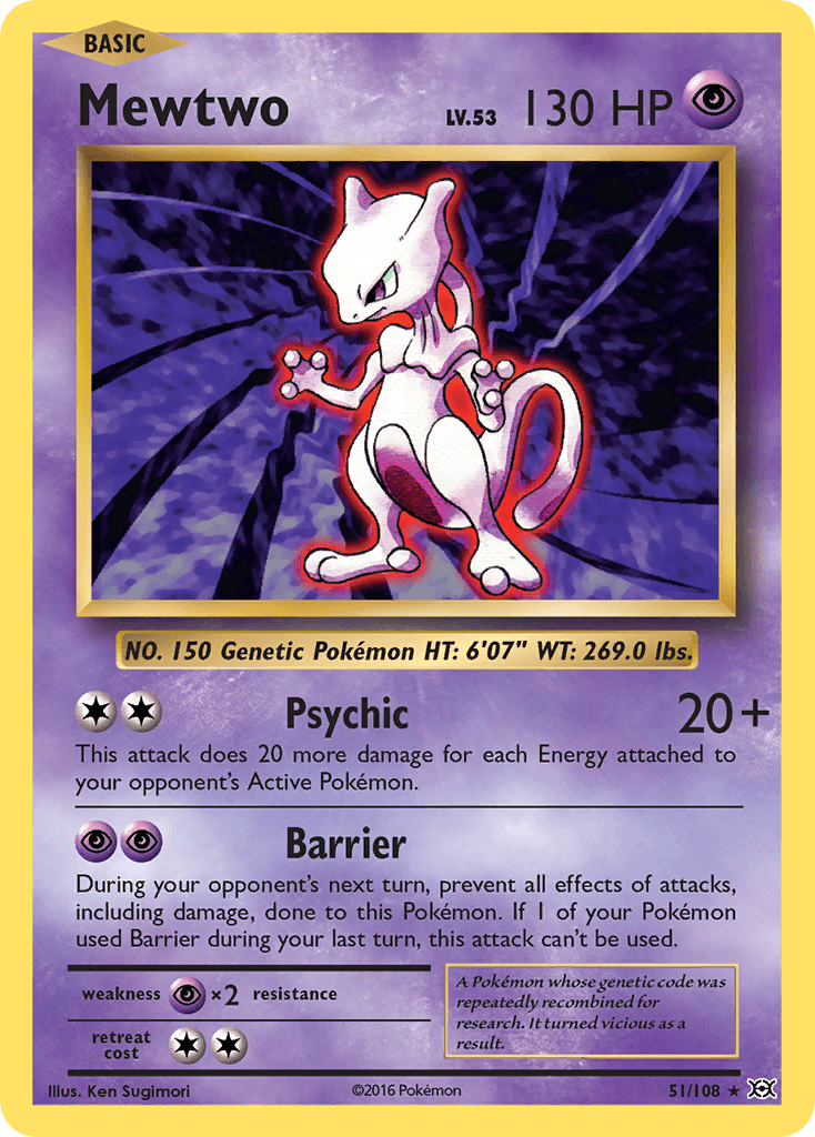 Mewtwo XY12-51
