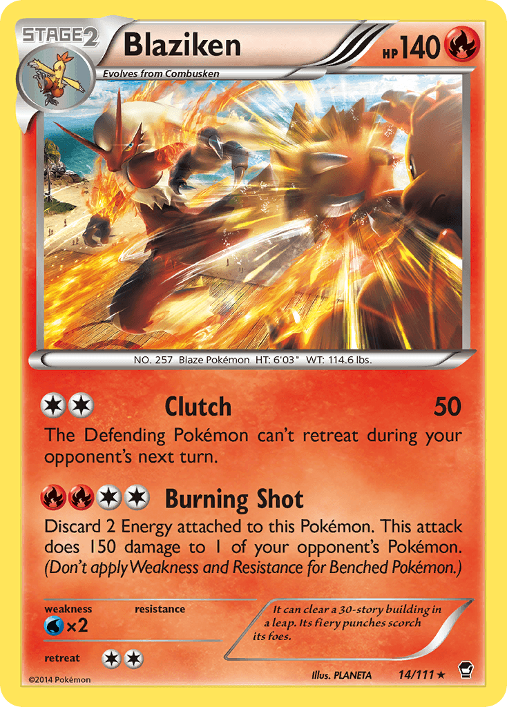 Blaziken XY3-14