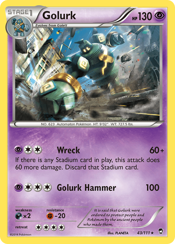 Golurk XY3-43