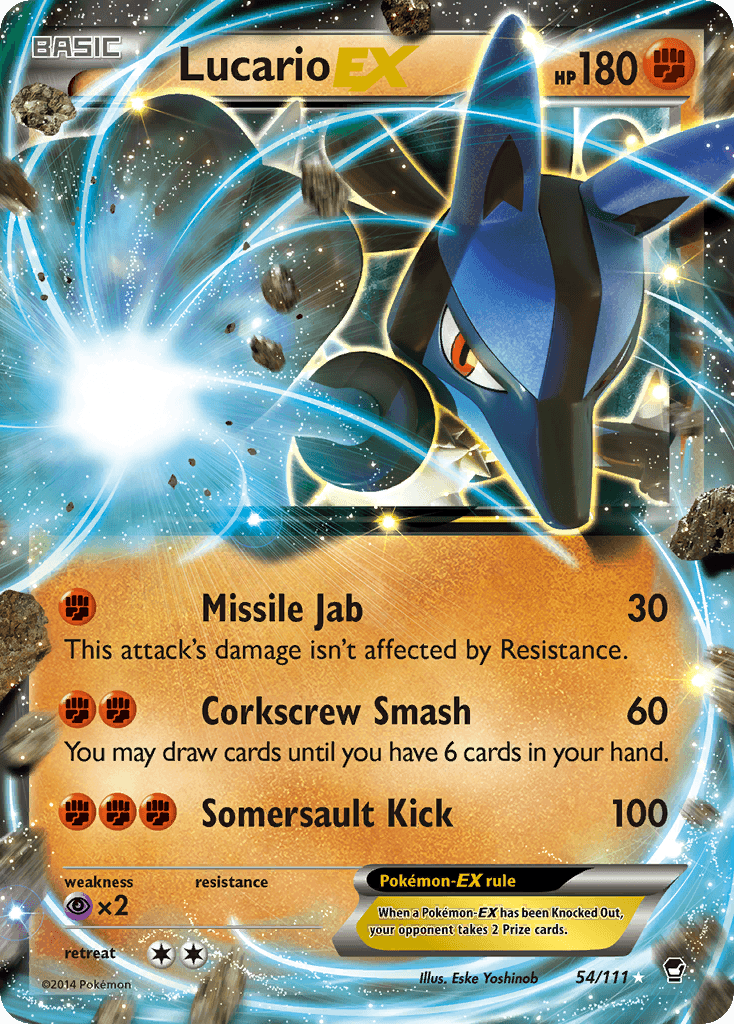 Lucario-EX XY3-54