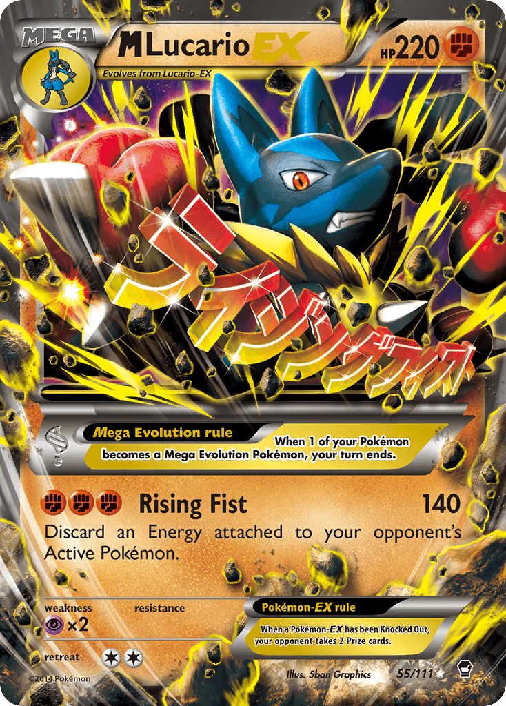 M Lucario-EX XY3-55