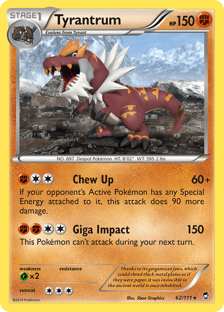 Tyrantrum XY3-62