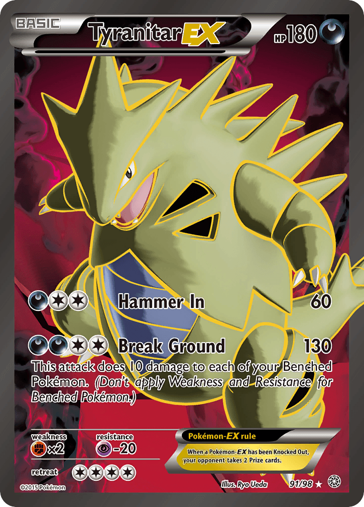 Tyranitar-EX XY7-91