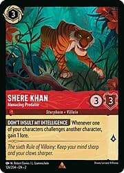 Shere Khan - Menacing Predator 126