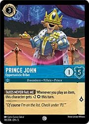Prince John - Opportunistic Briber 141