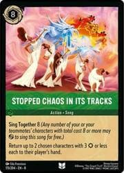 Stopped Chaos in Its tracks 115