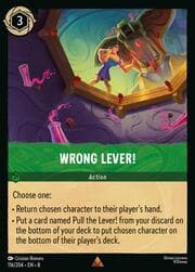 Wrong Lever! 116