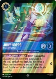 Judy Hopps - Uncovering Clues · Starter Deck Exclusive Foil 156s