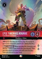 Lyle Tiberius Rourke - Crystallized Commander · Epic 214
